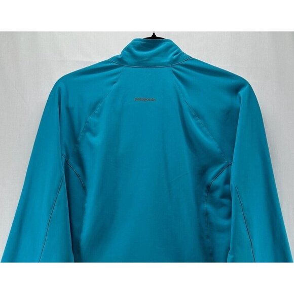 PATAGONIA Jacket Womens Size M Traverse Softshell Full Zip Lightweight Teal Blue - Picture 5 of 10